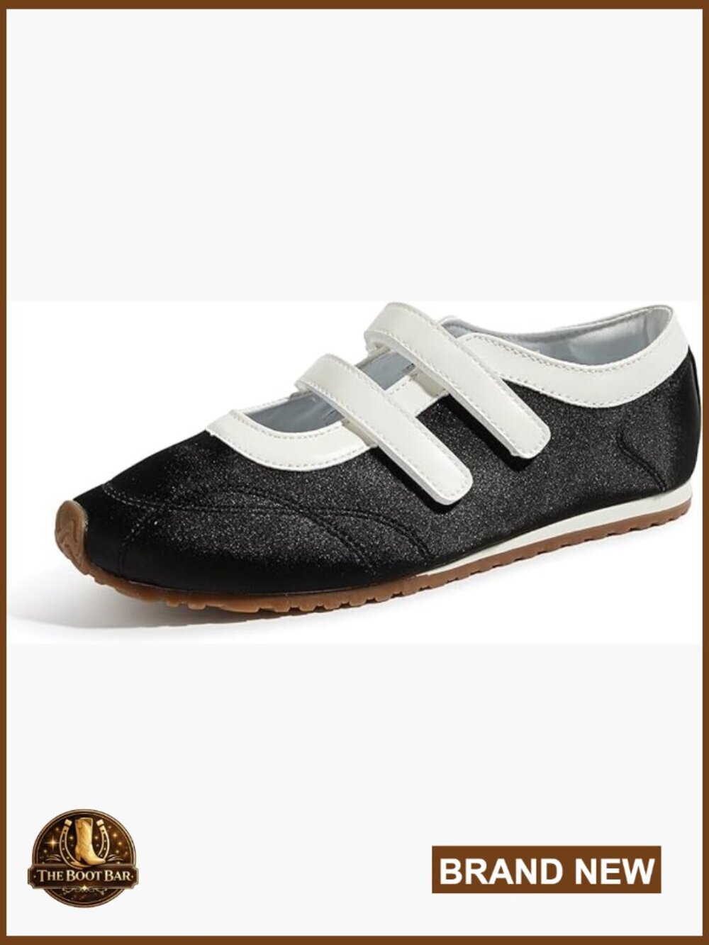Classic Mary Jane Flats Retro Sneakers Hook & Loop Lightweight Walking Shoes